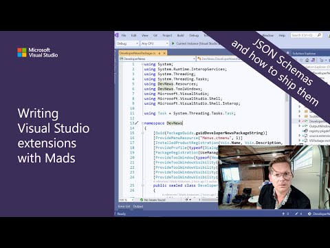 Writing Visual Studio Extensions with Mads - Writing JSON Schemas