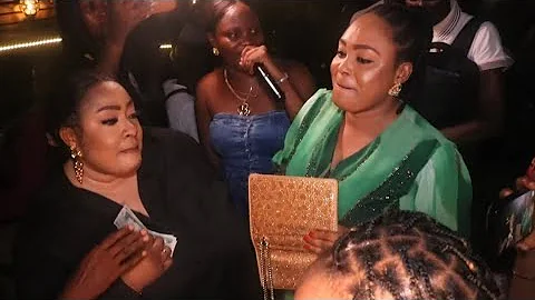 Moment Sola Kosoko Surprise Foluke Daramola As They Rock Dance Floor AT Foluke Daramola's Birthday