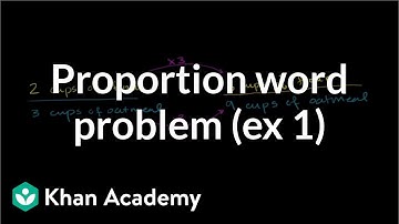 Proportion word problem (example 1) | 7th grade | Khan Academy