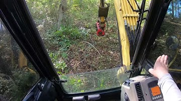 How To Work Steep Ground With An Excavator
