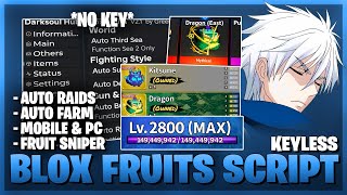 Blox Fruits Script *NO KEY* - Auto Farm, Max Level, Auto Bosses, Auto Raids, Fruit Sniper & More!🔥 screenshot 3