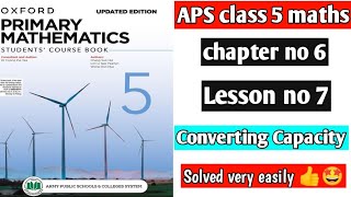 Chapter 6 | Lesson 7 | Converting capacity | Oxford primary mathematics book 5