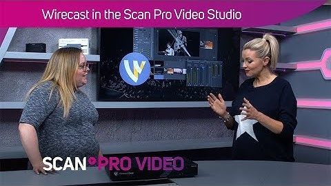 Wirecast in the Scan Pro Video Studio.