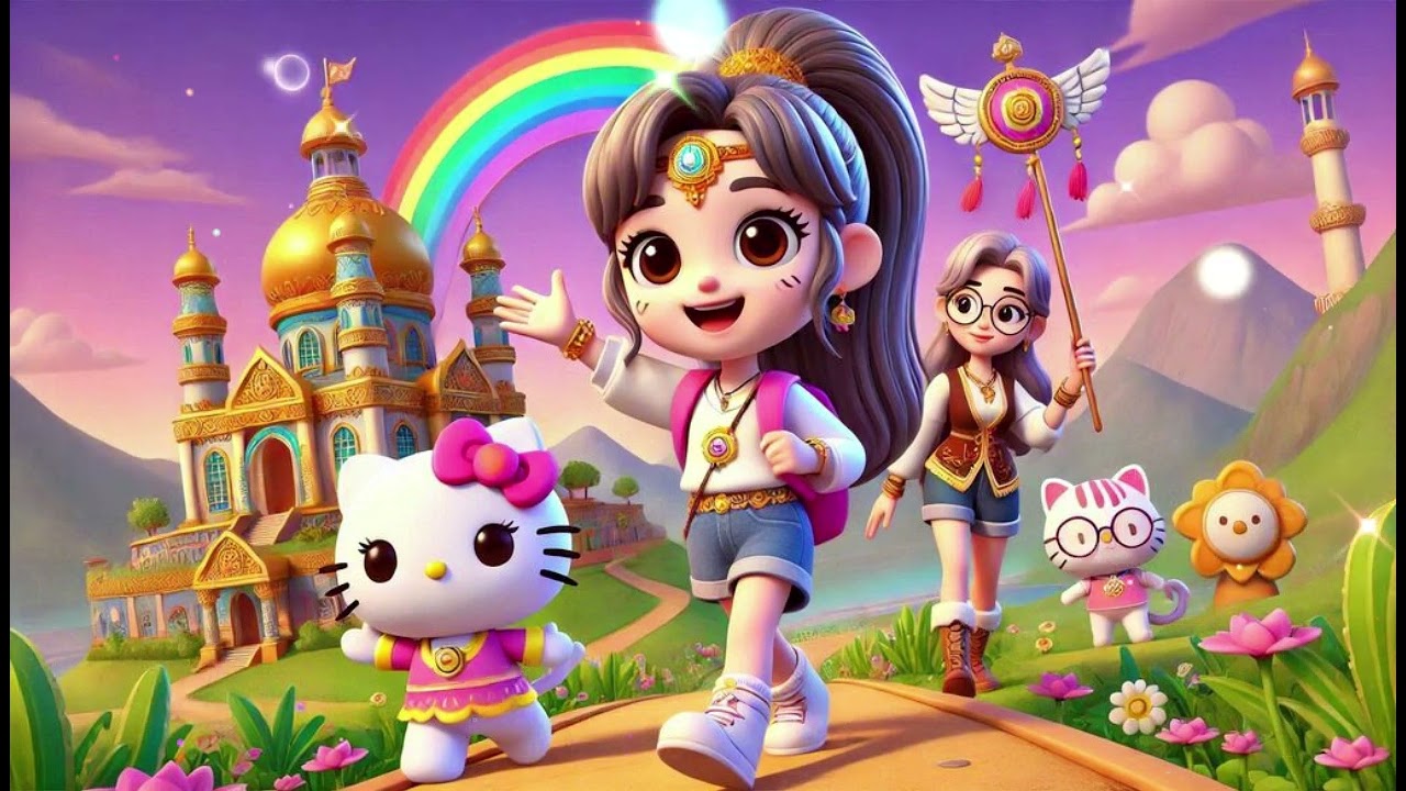 "Hello Kitty and the Wild Wonders | Exploring Nature’s Magic 🎀🌿🦜"