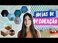 20 IDEIAS PARA FAZER EM CASA PARA DECORAR! DIY COM PAPELÃO E MAIS! Por Isabelle Verona