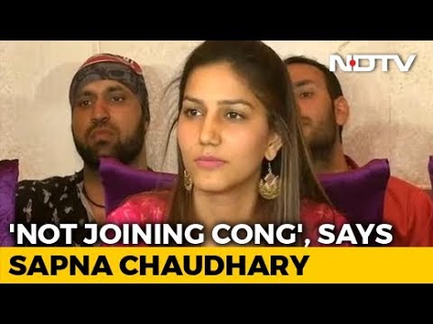 Dancer Sapna Chaudhary Denies Joining Congress Ahead Of Polls