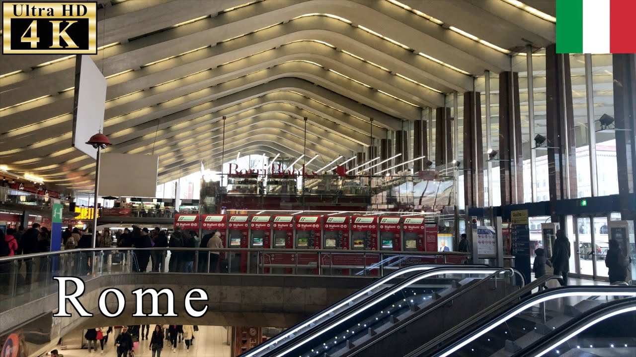 🇮🇹Roma Termini railway station Rome Winter