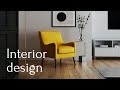 Interior design ad template editable