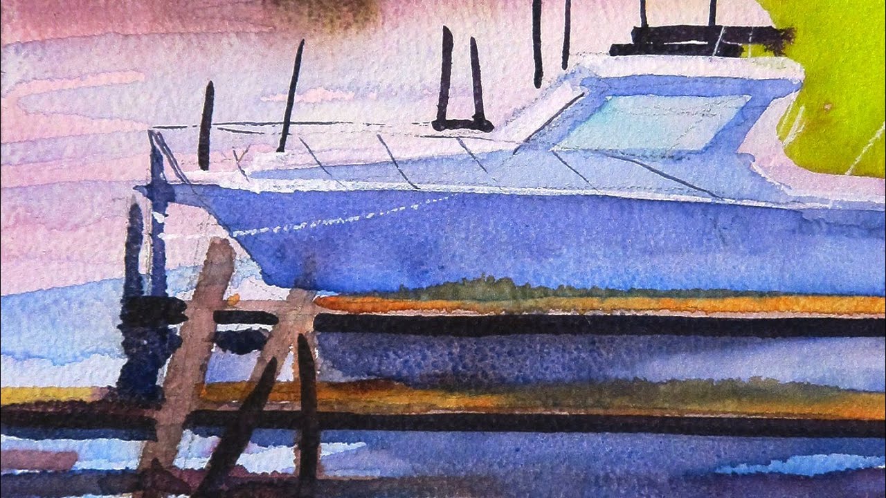 Watercolor on Wood Panel YouTube