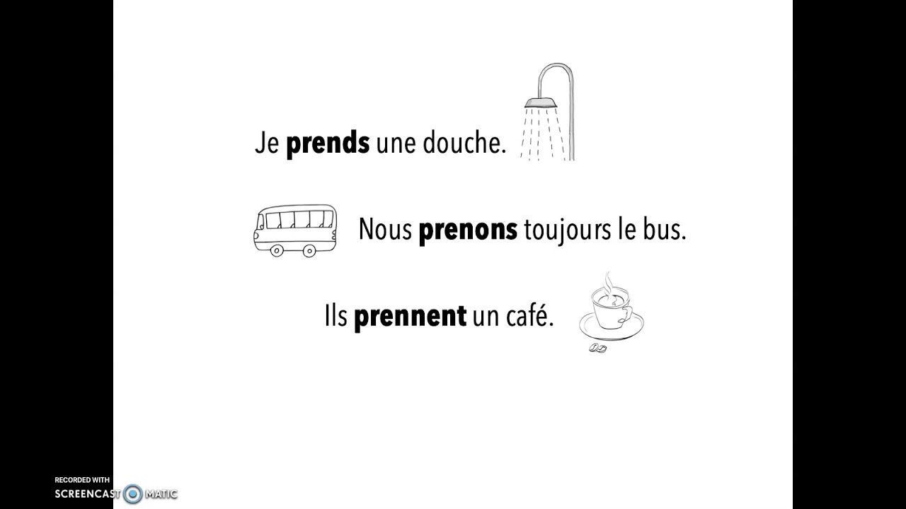 6.1 Het onregelematige werkwoord Prendre