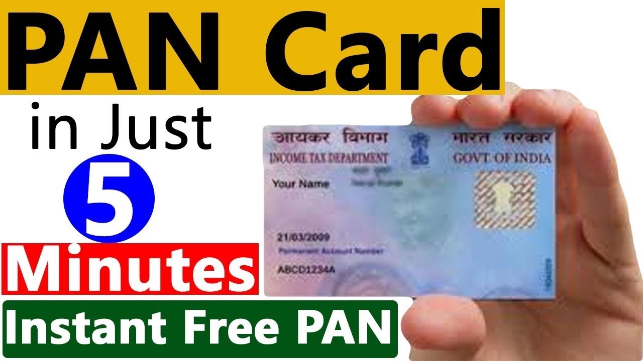 5 minute main online pan card banaye step by step guide you