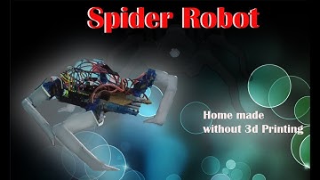 Spider Robot using Arduino and CardBoards