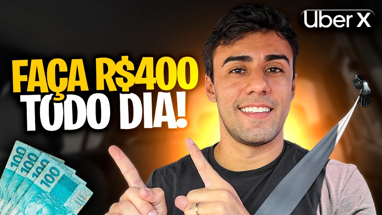 FAÇA R$400 TODOS OS DIAS NA UBER COM ESSA ESTRATÉGIA. (99pop, canaldolukeko)