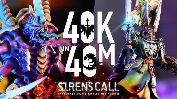 Dark Angels Stand Against Tyranid Vanguards! Warhammer 40k in 40m Siren