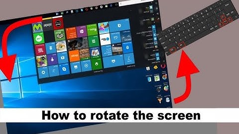 How to rotate display screen in Windows 10 (shortcuts and manual ways)