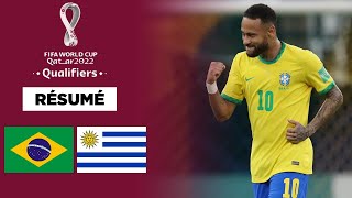 ???????? Résumé - Qualif. CDM 2022 : Le Brésil et Neymar XXL contre l'Uruguay