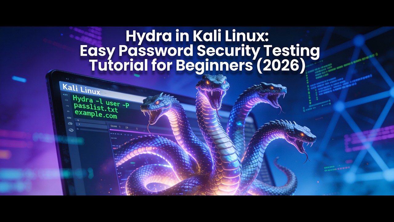 Hydra in Kali Linux: Easy Password Security Testing Tutorial for Beginners (2026)
