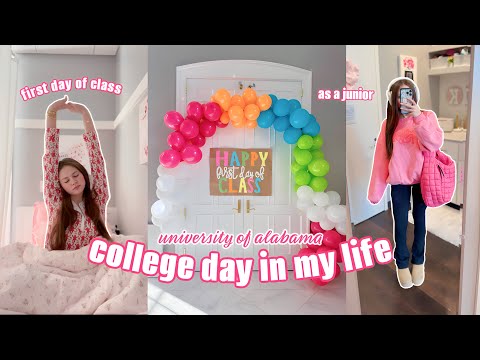 First Day Of Spring Semester! A Day In My Life Vlog | University Of Alabama