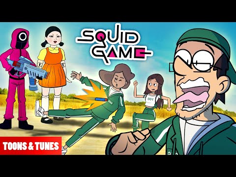 Squid Game Competition with my Family (FGTeeV Animated)