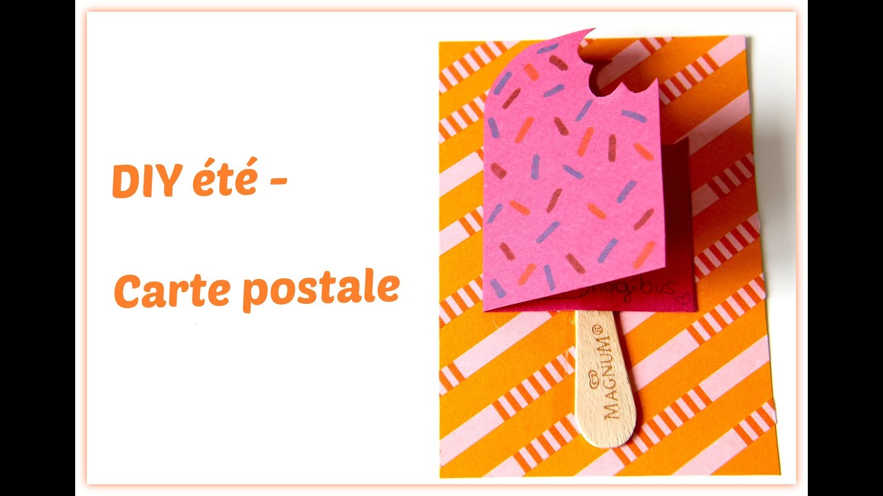 Diy Ete 2 Carte Postale A Faire Soi Meme Youtube