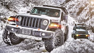 Sliding Down A Snowy Idaho Mountain with @RevereOverland @OFFTHEGRIND and @OutdoorAuto