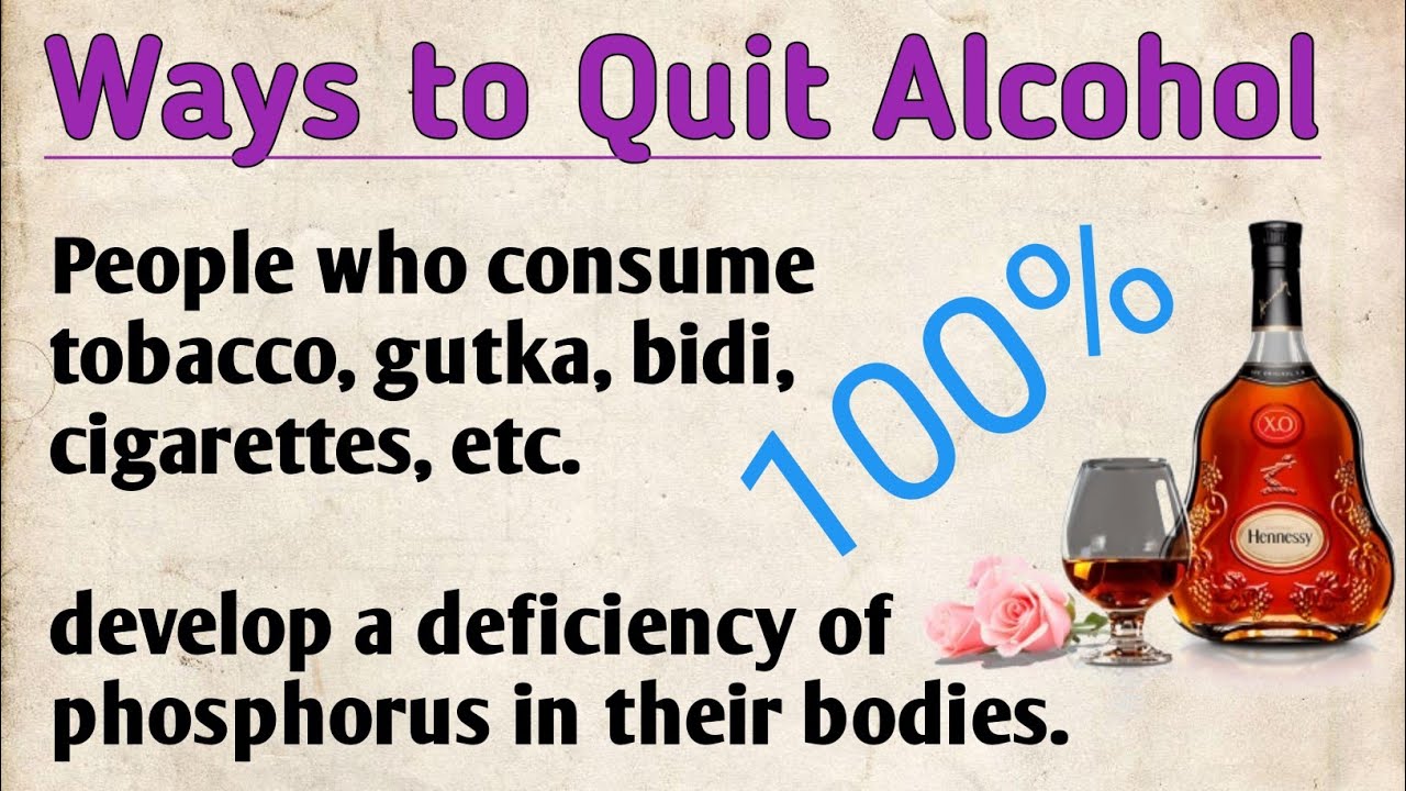 Ways to Quit Alcohol | Health Risks, Social Impact & Safe Recovery Methods | graded readers | 