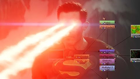 How I did heat vision VFX for Superman & Lois | Nuke Compositing Tutorial