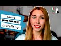 Как Представиться По-Итальянски? От Первого Знакомства до собеседования | Come Presentarsi