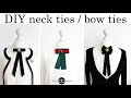 DIY neck bow ties, Victorian style neck ties, Chanel inspired bow, Gucci style, DIY bow, Anita Benko