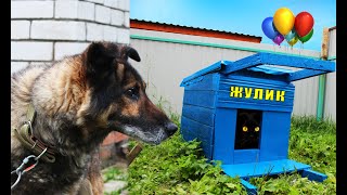 Будка для собаки своими руками из отходов. Build a doghouse Будка для собаки своими руками из отходов. Build a doghouse