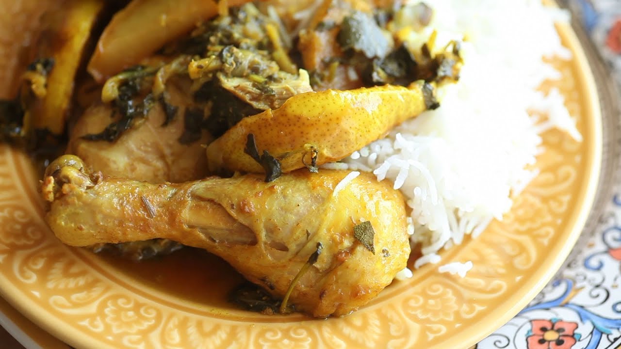 Kip tajine met gekarameliseerde peer - Allrecipes.nl