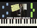 DON&#39;T LOSE MY NUMBER by Phil Collins, 1985, Piano Tutorial with free Sheet Music (pdf)