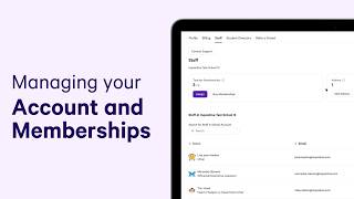 Managing Accounts & Memberships For Account Admins