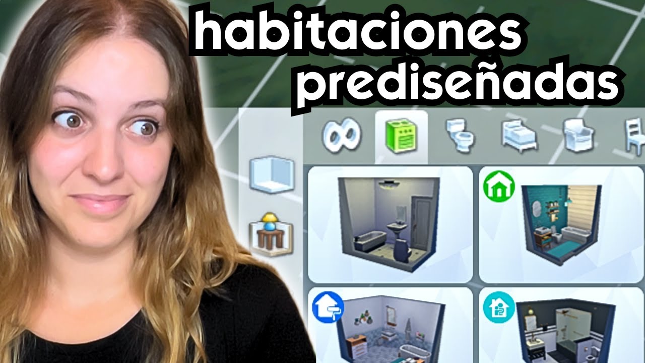 Hago una casa SOLAMENTE utilizando HABITACIONES PREDISEÑADAS en Los Sims 4
