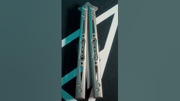 The PERFECT Balisong - EPS Titanium Wraith #balisong #butterflyknife