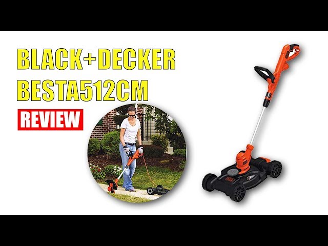 Black+Decker BESTA512CM Review - Compact electric lawn mower