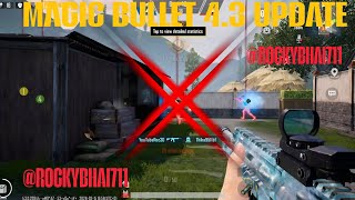 BGMI 4.3☀️MAGIC BULLET TRACKING AUTO HEADSHOT CONFIG FILE | HIGH DAMAGE AIMBOT CONFIG BGMI 4.3