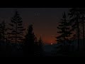 Вибрации сумеречного леса с щебетанием сверчков ASMR атмосфера для сна и спокойствия