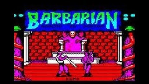 Barbarian Comparison - Amstrad CPC 464 - Commodore 64 - BBC Micro - ZX Spectrum