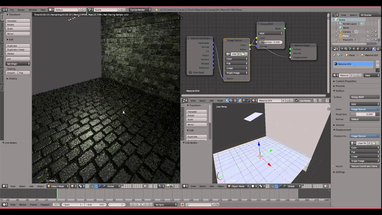 forråde mode arkiv basic texturing in blender cycles using the node editor part 2 - YouTube