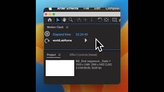 Motion Clock for Adobe Creative Cloud