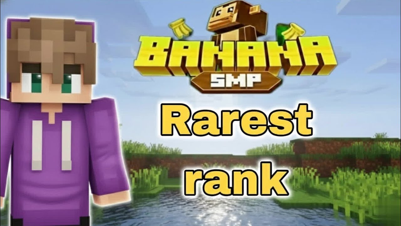 I Got Most Rarest rank In This Public Minecraft Server Banana SMP 