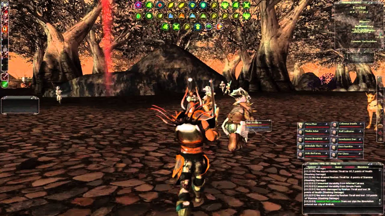 Uzik Plays Darkfall - NA Server End race War - YouTube
