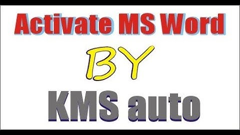How to Activate MS Word by KMS auto in urdu/Hindi 2019
