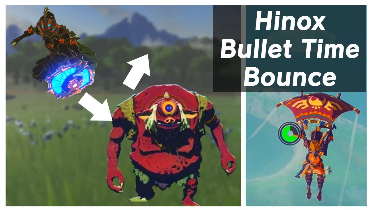 Botw - How to Gain Massive Height With Hinox (Hinox BTB)