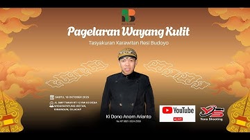 🎬 LIVE 🔴 WAYANG KULIT DALANG KI DONO ANOM ARIANTO  || RESI BUDOYO