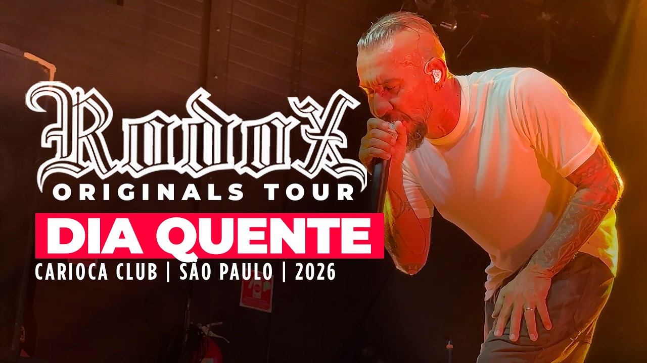 RODOX | Originals Tour | Dia Quente | São Paulo 2026 | 4K Vídeo