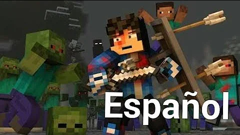 The struggle a minecraft en español original music  video in español y ingles