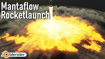 Blender Mantaflow Advanced Tutorial 2.82 [Rocketlaunch] | English