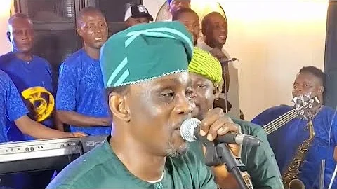 PASUMA PERFORMS FOR DR SIKIRU AYINDE BARRISTER DAUGHTER'S WEDDING CEREMONY AT EJIGBO LAGOS
